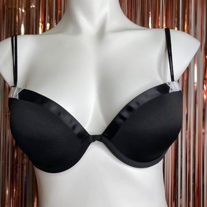 Essentials by A.B.S Black Padded Bra Size 34B